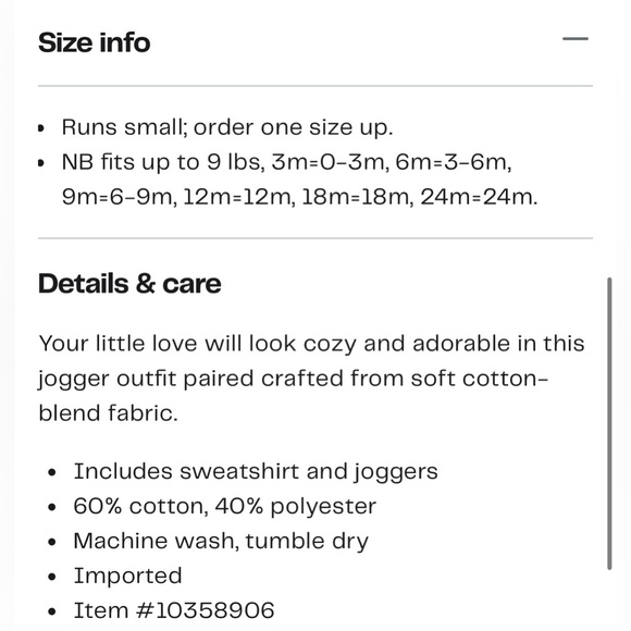 PL Baby By Petit Lem Sweatshirt & Joggers Set - Picture 4 of 6